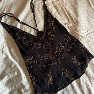 Free people beaded top